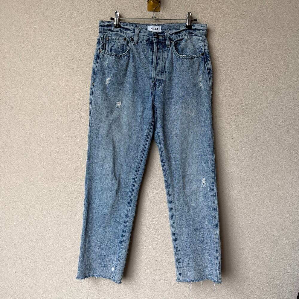 Pistola Charlie High Rise Straight Leg Jeans Size 27